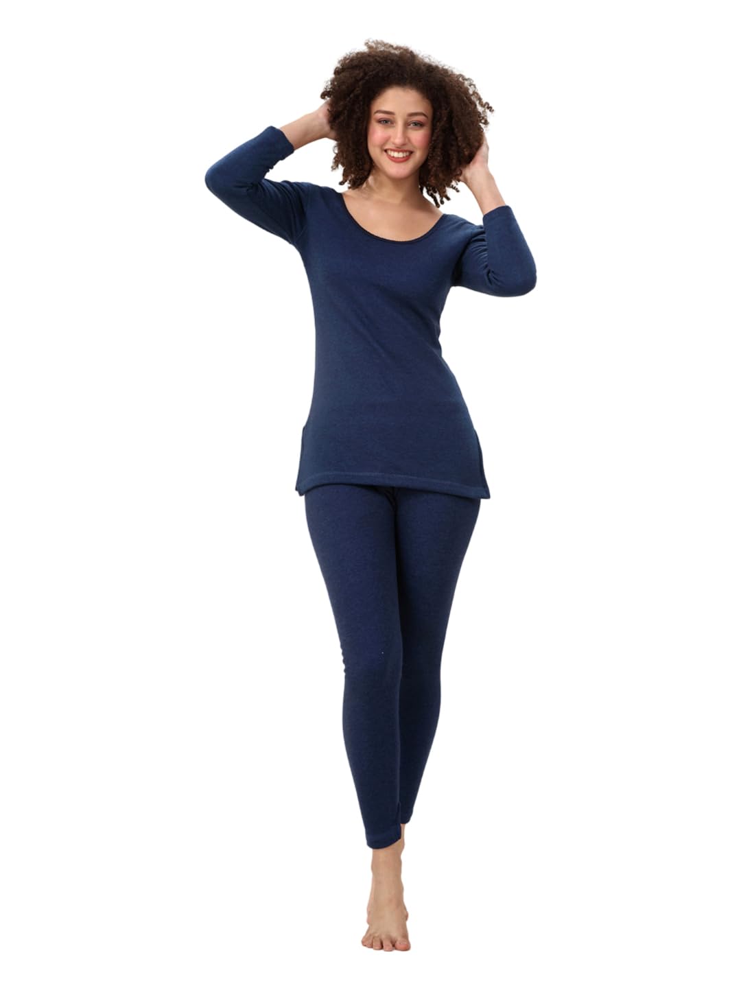 Lux Inferno Ladies Round Neck Thermal Vest | Half Sleeve | Regular Fit