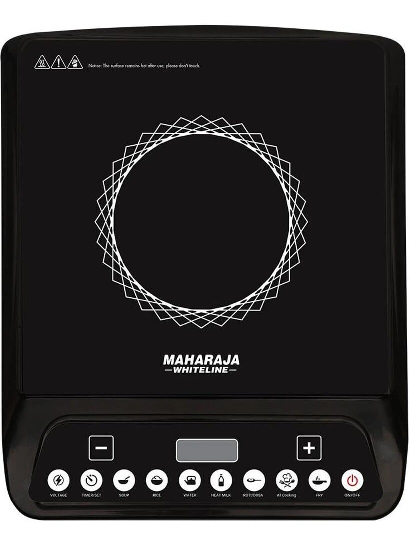 MAHARAJA WHITELINE 1300 W Induction Cooktop Touch Panel (Black, I