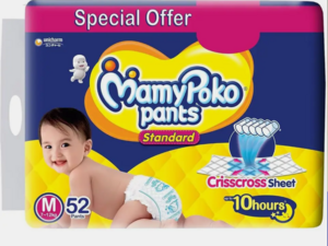 MamyPoko Pants Standard Diapers Pant Diapers - M (52 Pieces)
