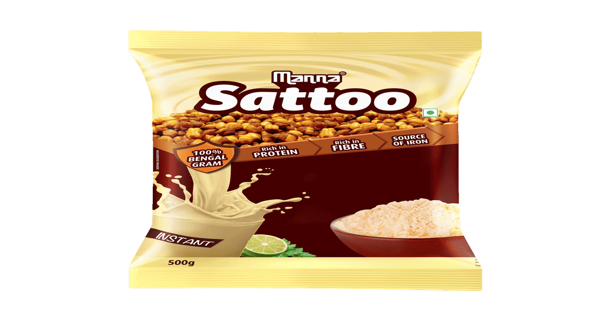 Manna Sattu - Chana Sattu (Sattu Atta / Sattoo) Plant Protein Drink Mix