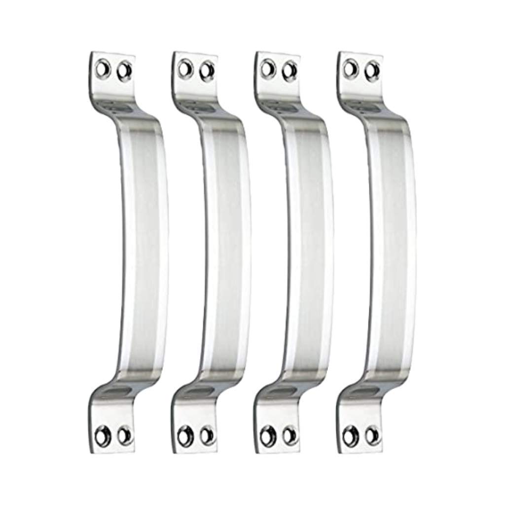 MAP GAIYERA Stainless Steel Door and Window Handle -DIAGONALLY Shaded -6 INCH Pack of 4 PC