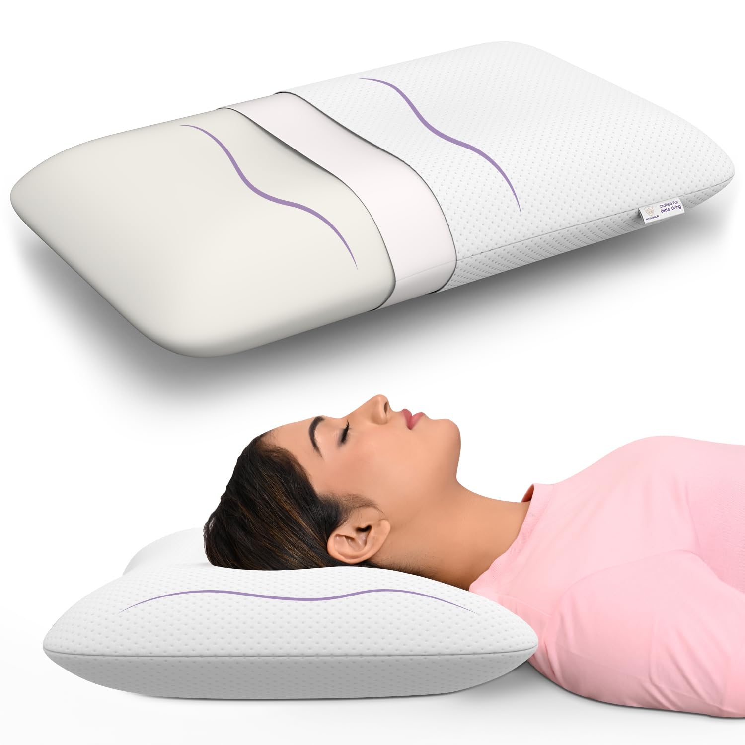 Memory Foam Pillow for Neck Pain