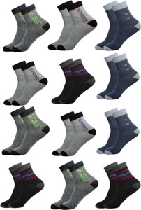Men & Women Ankle Length Socks (Pack of 12 Pairs) @ Rs. 103