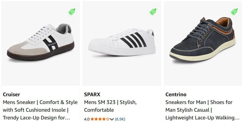 Mens Casual & Comfort Sneakers upto 74% off