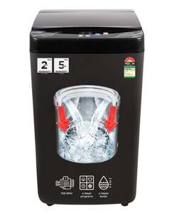 [Drop] Midea 7.5 kg Fully Automatic Top Load Black (MWMTL075FPOPNMB)