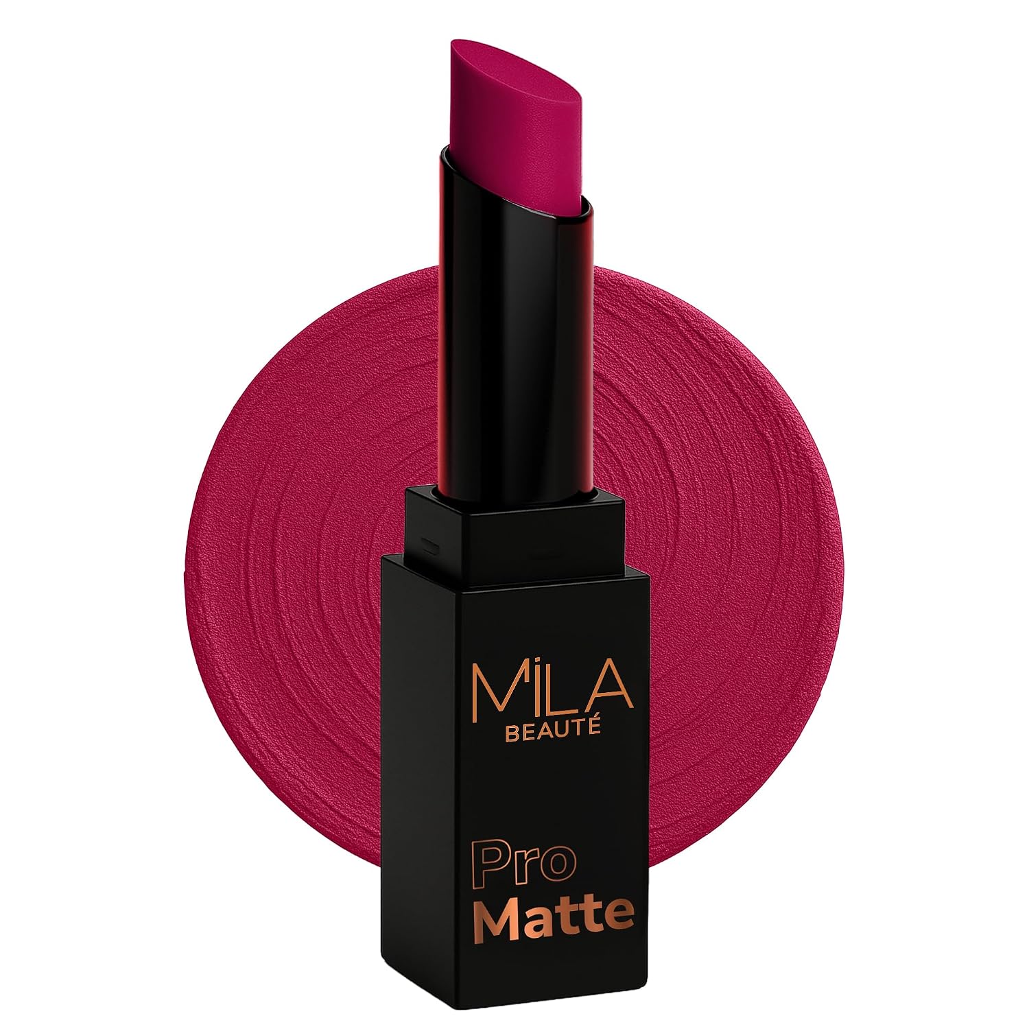 Mila Beaut&eacute; Pro Matte Lipstick | Semi Matte Finish | Shade -(Anarkali, 4.2g)