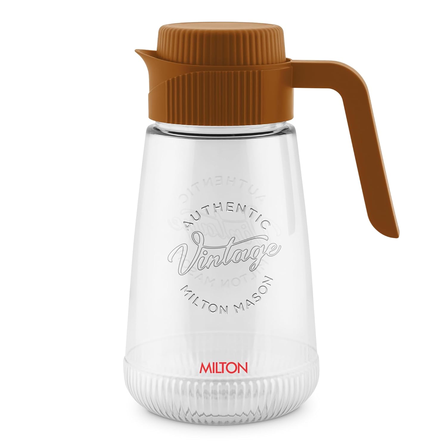 MILTON Vintage 2000 Water Jug Plastic with Lid for Ice Tea, Water, Juices, Milk Storage Container for Fridge, Water jugs