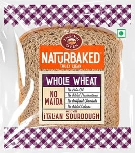 Minutes: NATURBAKED Whole Wheat Bread (84g)