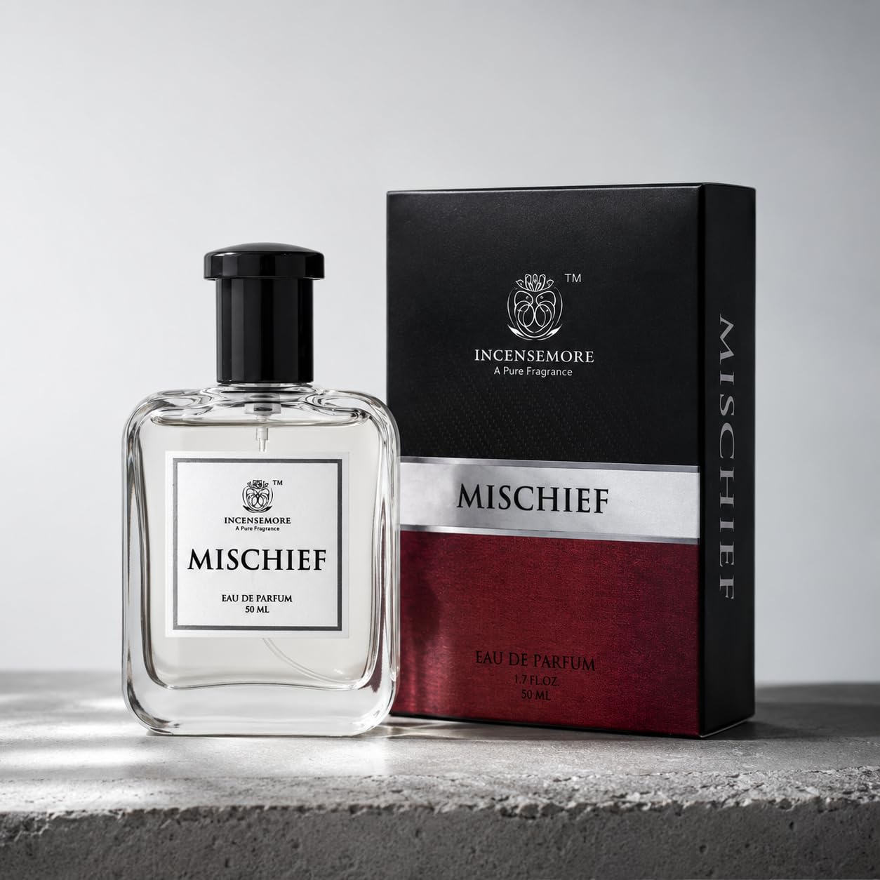 Mischief, Eau De Parfum Men, 50ml | Long Lasting Perfume for Men | Premium Luxury Fragrance Scent | Aromatic Blend of fr