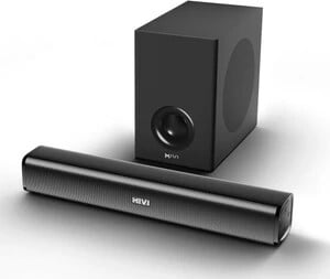 Mivi Fort Sonic X80 Soundbar, 2.1 Channel, Multi-Input & EQ Modes