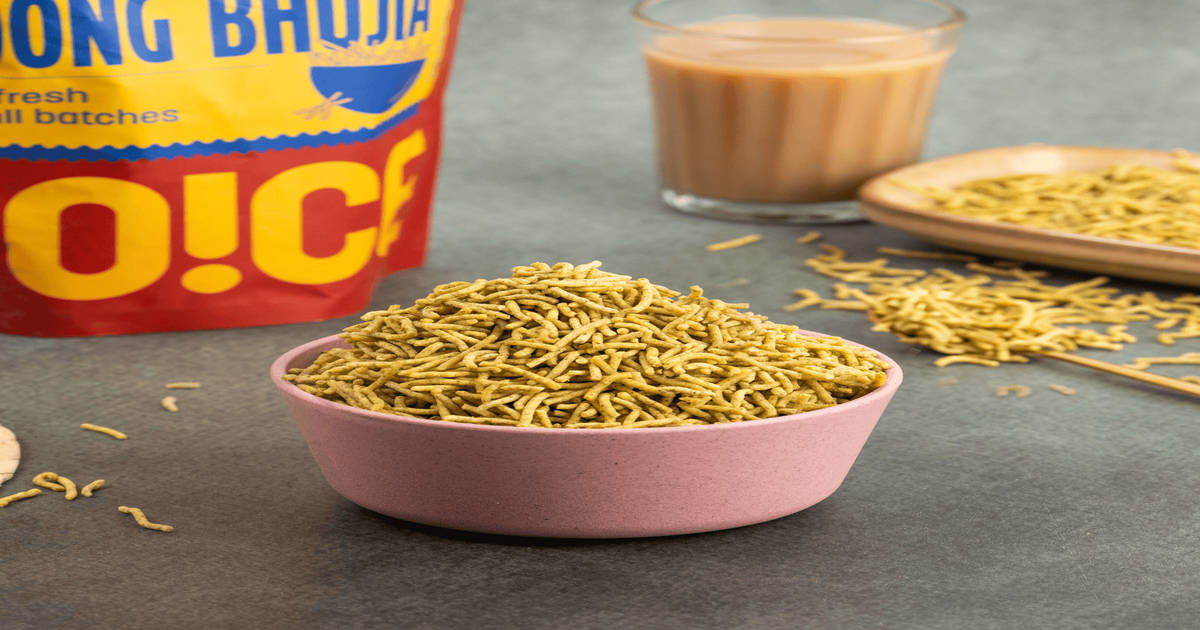 MOONG BHUJIYA - 100 GRAMS @ 10 Rs. || pin - 400070 available