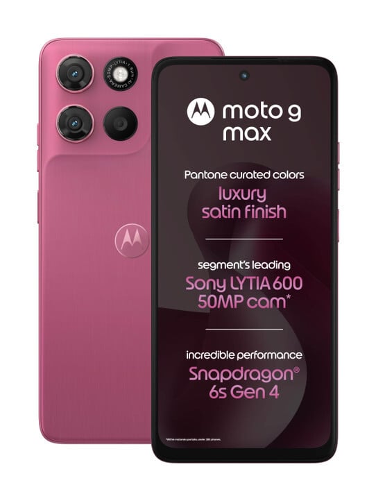 MOTOROLA g max (PANTONE Malaga, 128 GB) (4 GB RAM)