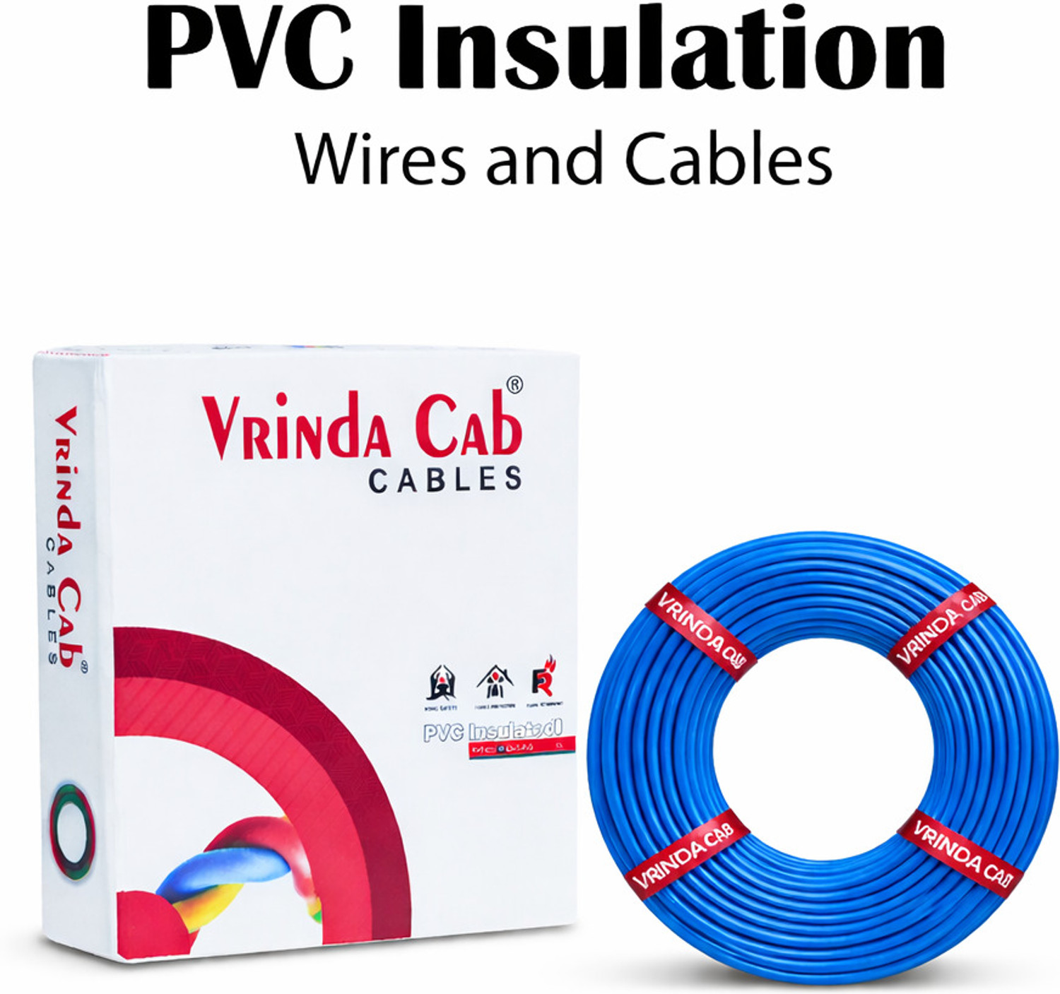 Multi Strand House Wiring Cable | FR PVC Insulated CCA Copper Wire 1 sq/mm Green 90 m Wire