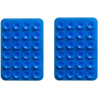 Mystick Sticky Phone Stand Silicone Suction Phone Case Mount Pack of 2 [Add 2 quantity]