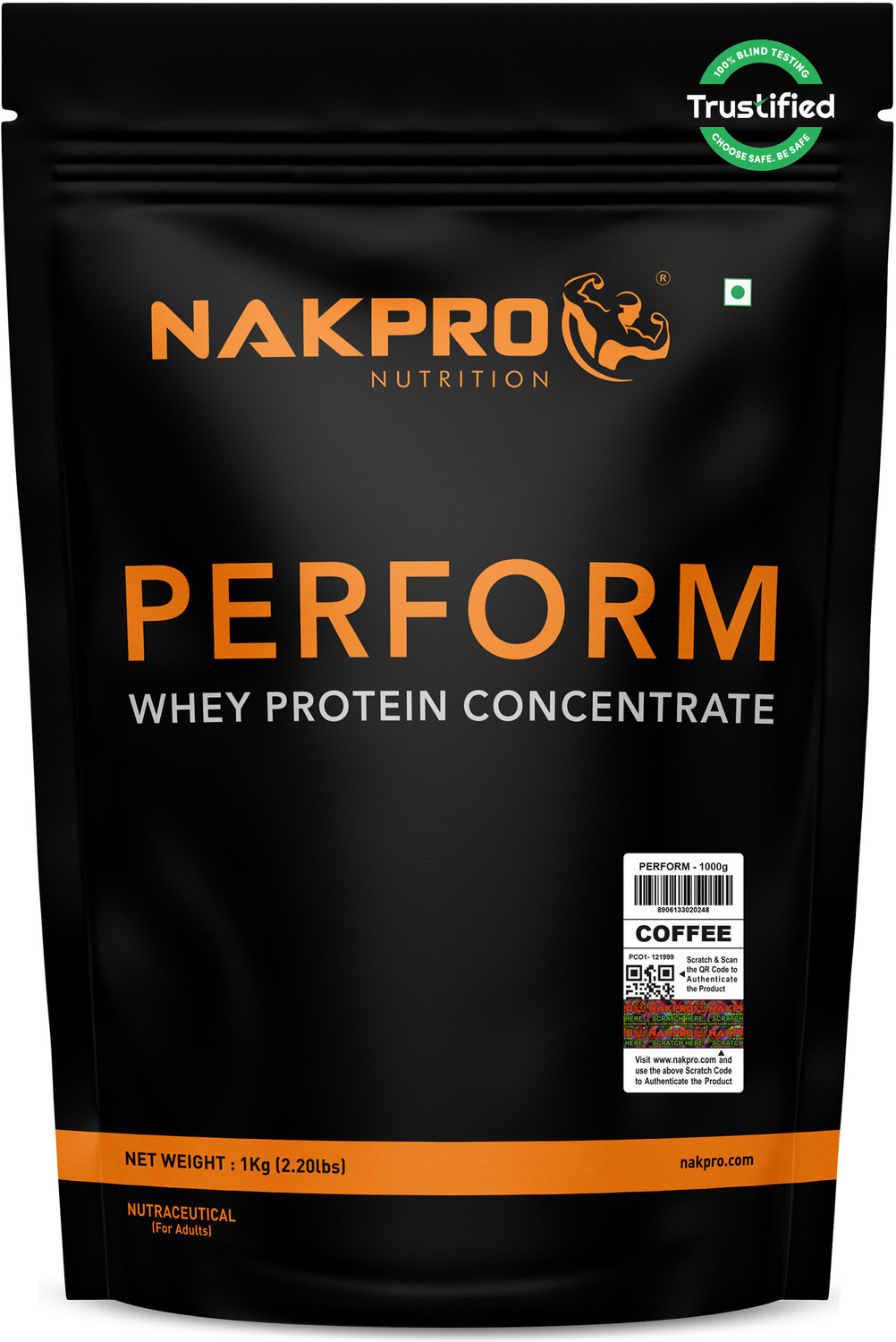 Nakpro Perform Whey Protein Powder 1 Kg (many flavors available)