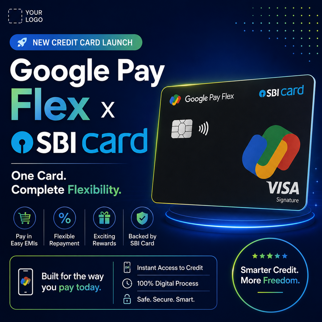 New Credit Card Launch: Google Pay Flex x SBI Card