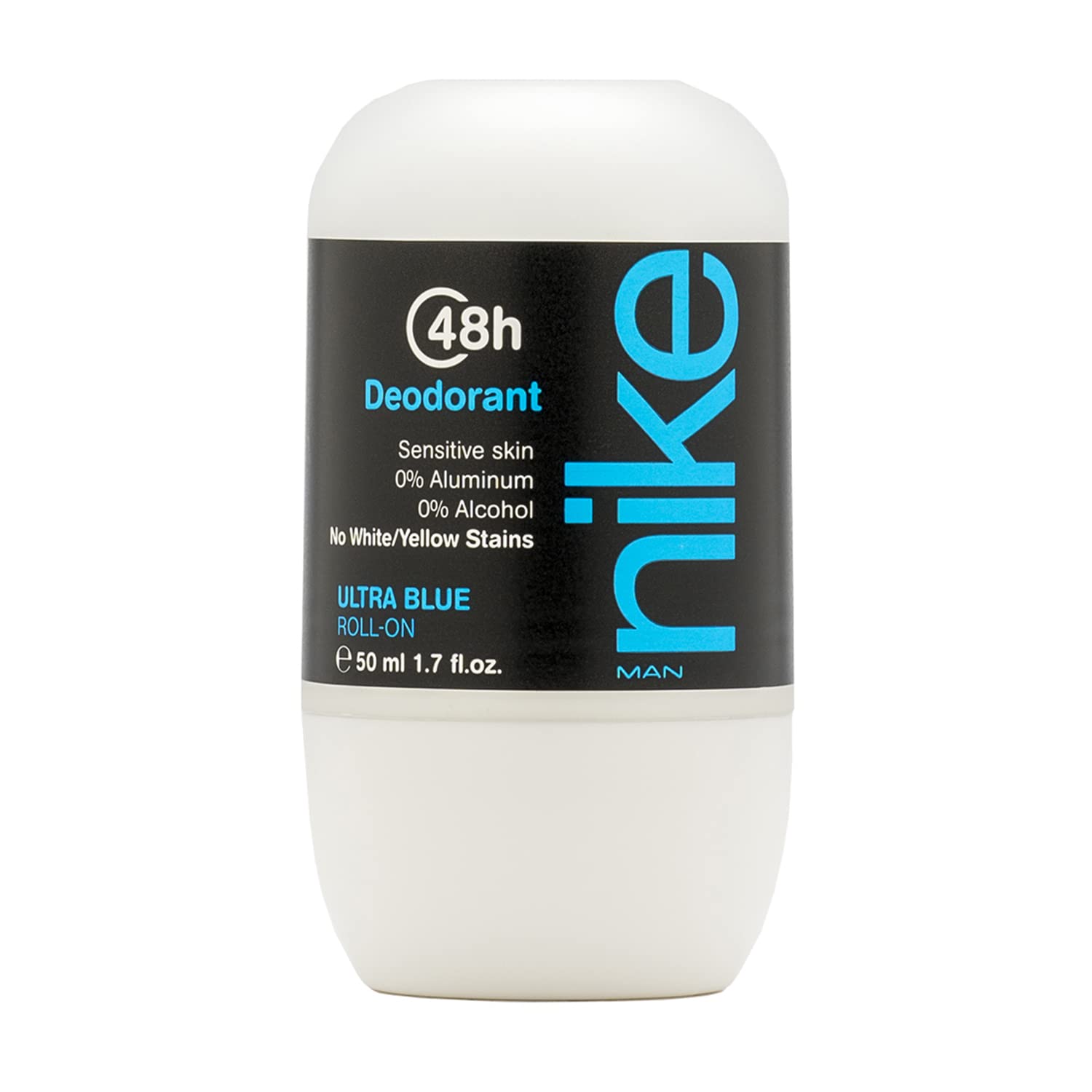 Nike Ultra Blue Deodorant Roll-On for Men - Long Lasting Freshness, 50ml