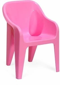 Nilkamal Plastic Eeezygo Baby Chair Modern & Comfortable with Arm & Backrest|Study Chair Plastic Chair (Finish Color - P