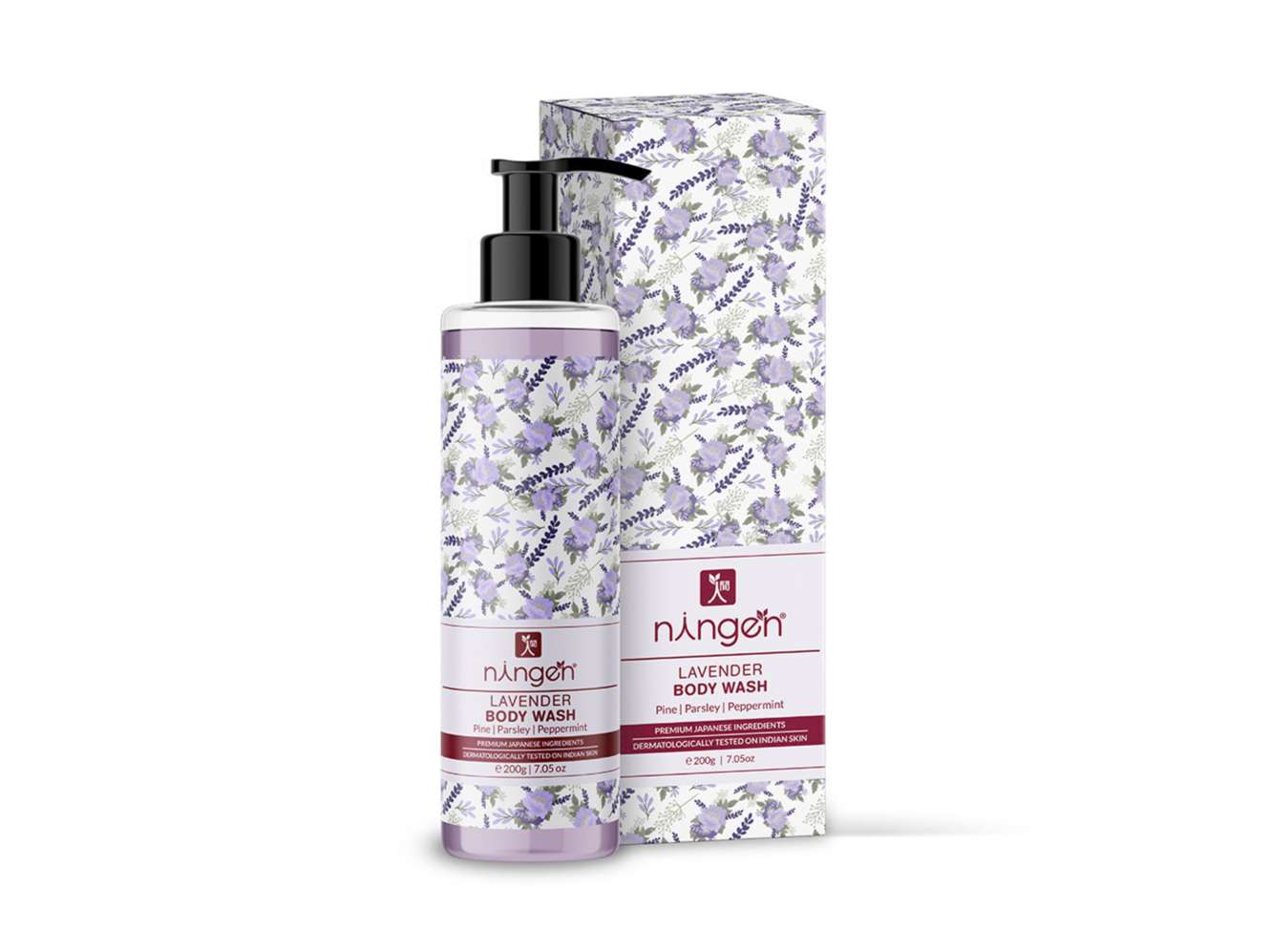 Ningen Lavender Bodywash - Soothing & Nourishing Shower Gel