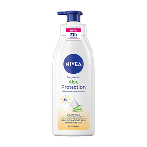 NIVEA Aloe Protection, Hydrating Moisturizer Body Lotion, Natural