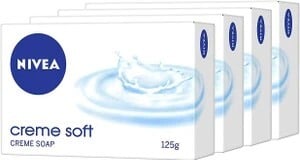 NIVEA Creme Soft Soap, Travel, Handwash, Bath Soap, PH Balanced