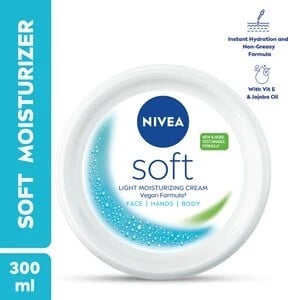 NIVEA Soft Light Moisturizing Vitamin E Face Cream & Body moistur