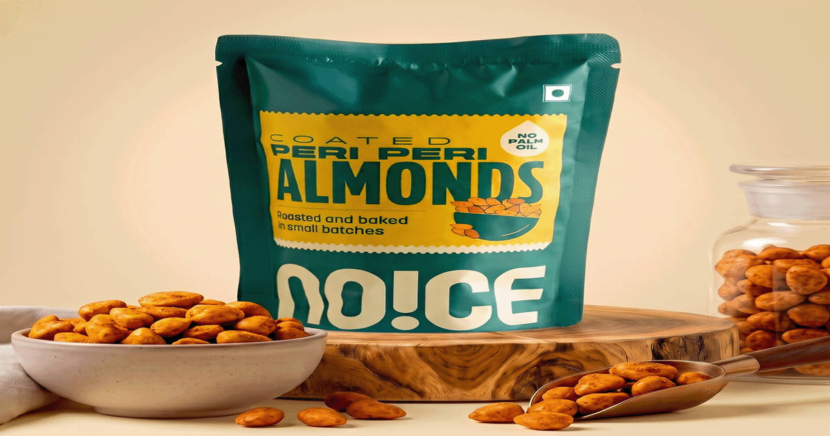NOICE Peri Peri Coated Almonds (No Palm Oil) on Instamart