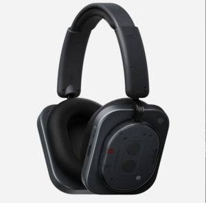 Nothing Headphone(1) 42dB ANC| Dual Device| Hi-Res+LDAC|40mm Driver|Sound by KEF Bluetooth & Wired Headset (Black, On th