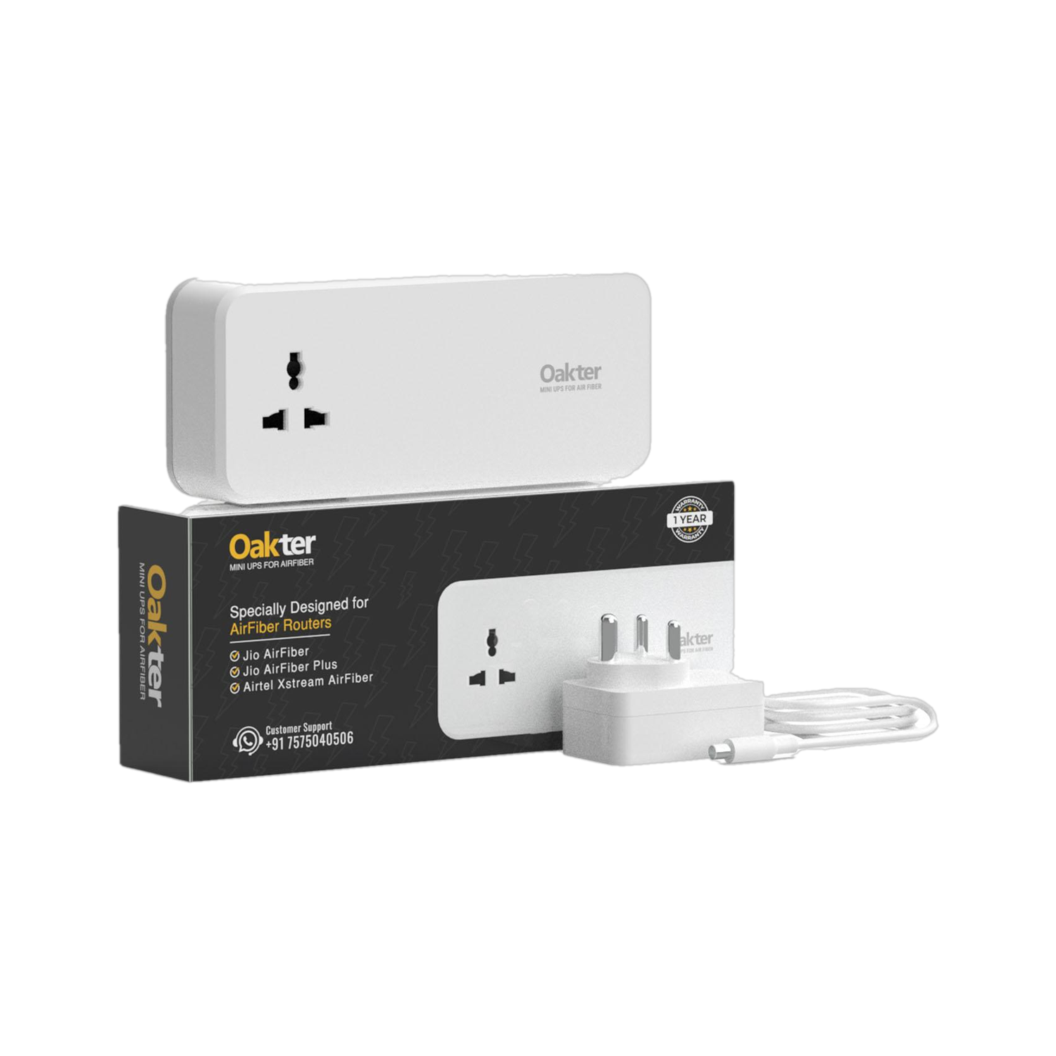 Oakter Mini UPS Plus Power Backup for Router