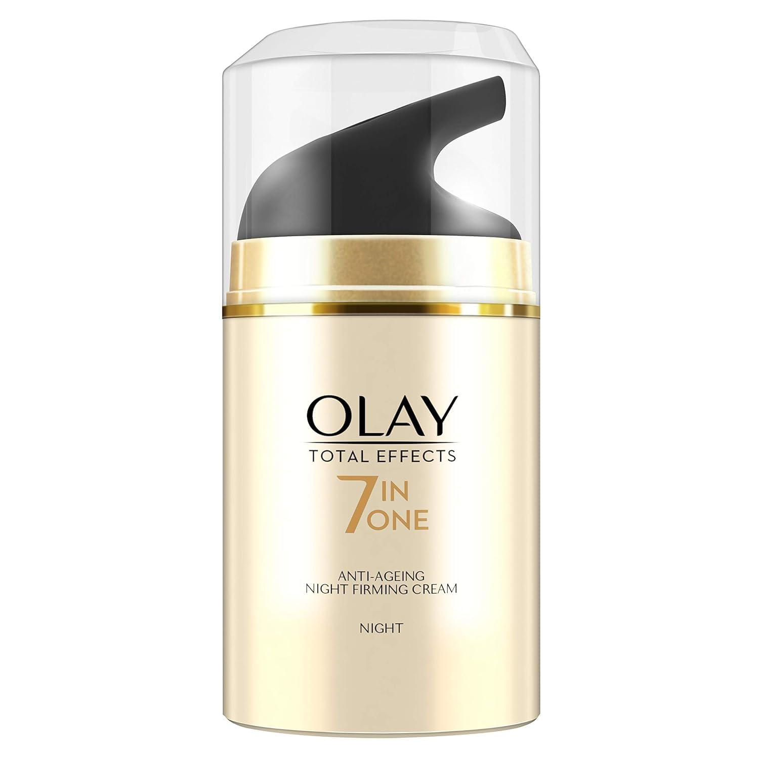 Olay Total Effects Night Cream |with Vitamin C, B5, Niacinamide, Green Tea |Fights 7 signs of ageing every night for glo