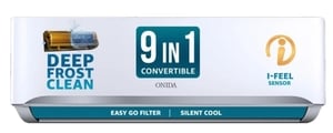 ONIDA 2026 Model 1.5 Ton 3 Star Split Inverter 9-in-1 Convertible, Stabilizer Free Operation, Deep frost Clean, Silent C