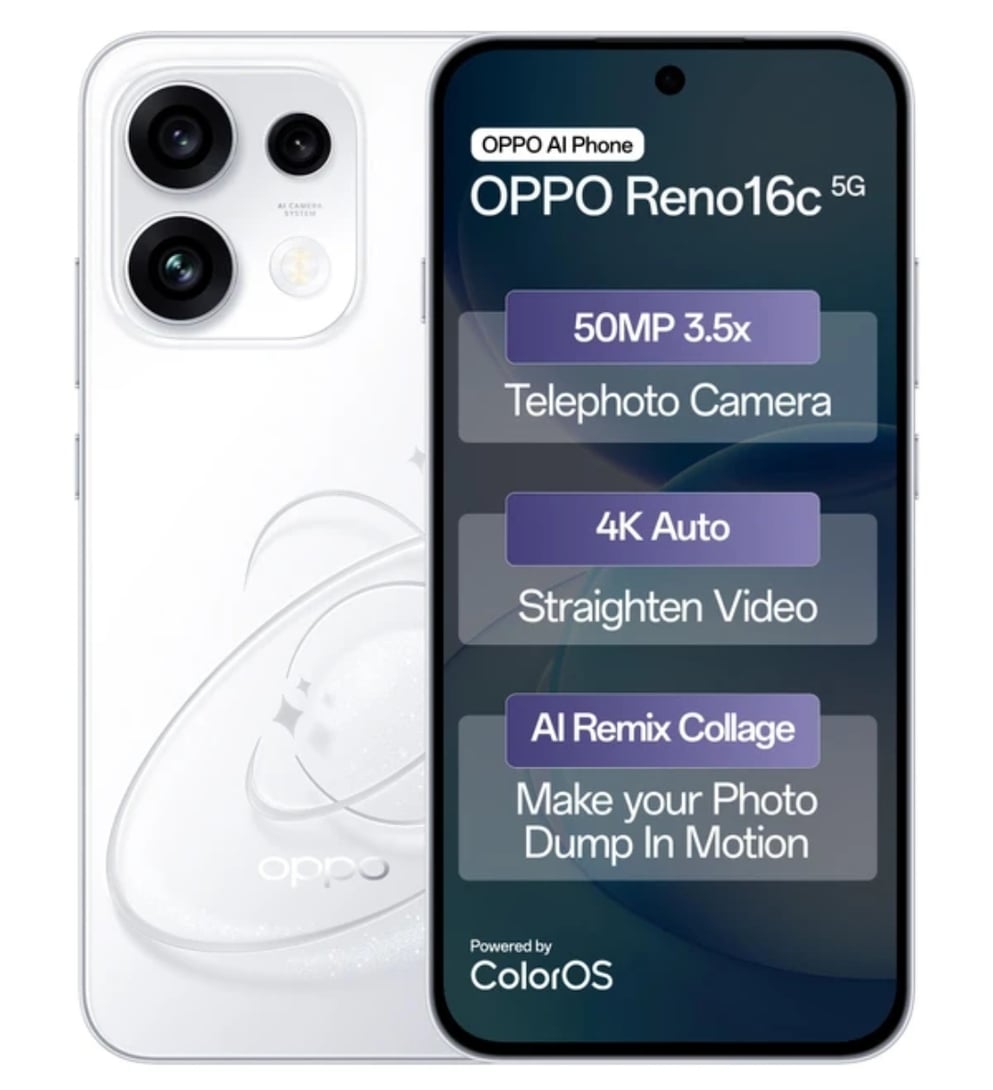 Oppo reno 16c 8+256GB @ 42900