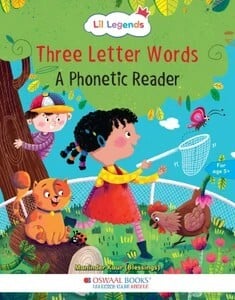 Oswaal Books Lil Legends Three Letter Words A Phonic Reader- CVC