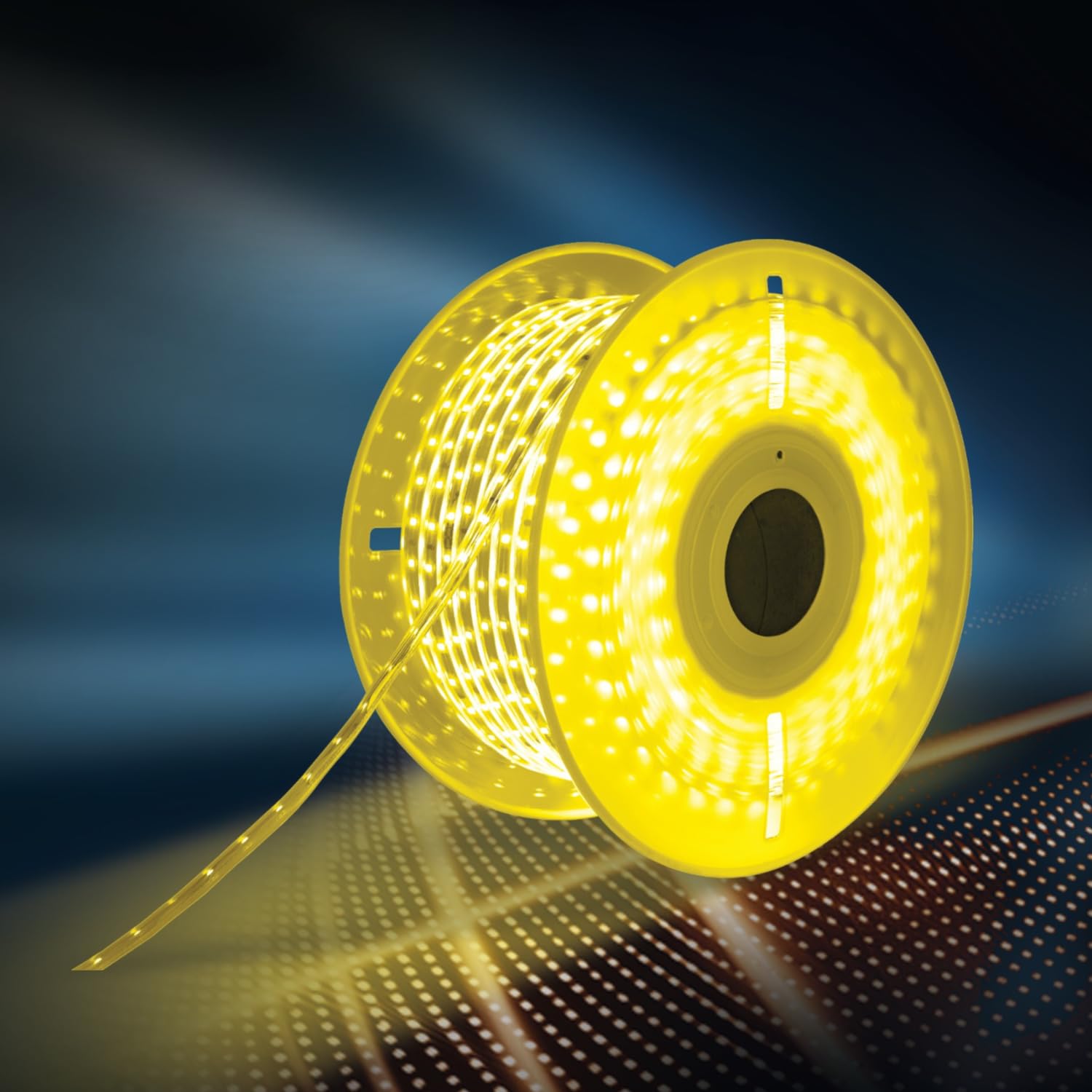 Panasonic 20 Meter LED Rope Light | IP65 Water-Proof Strip Light with 120 LED/Meter & 1 Year Warranty (Warm White, Pack