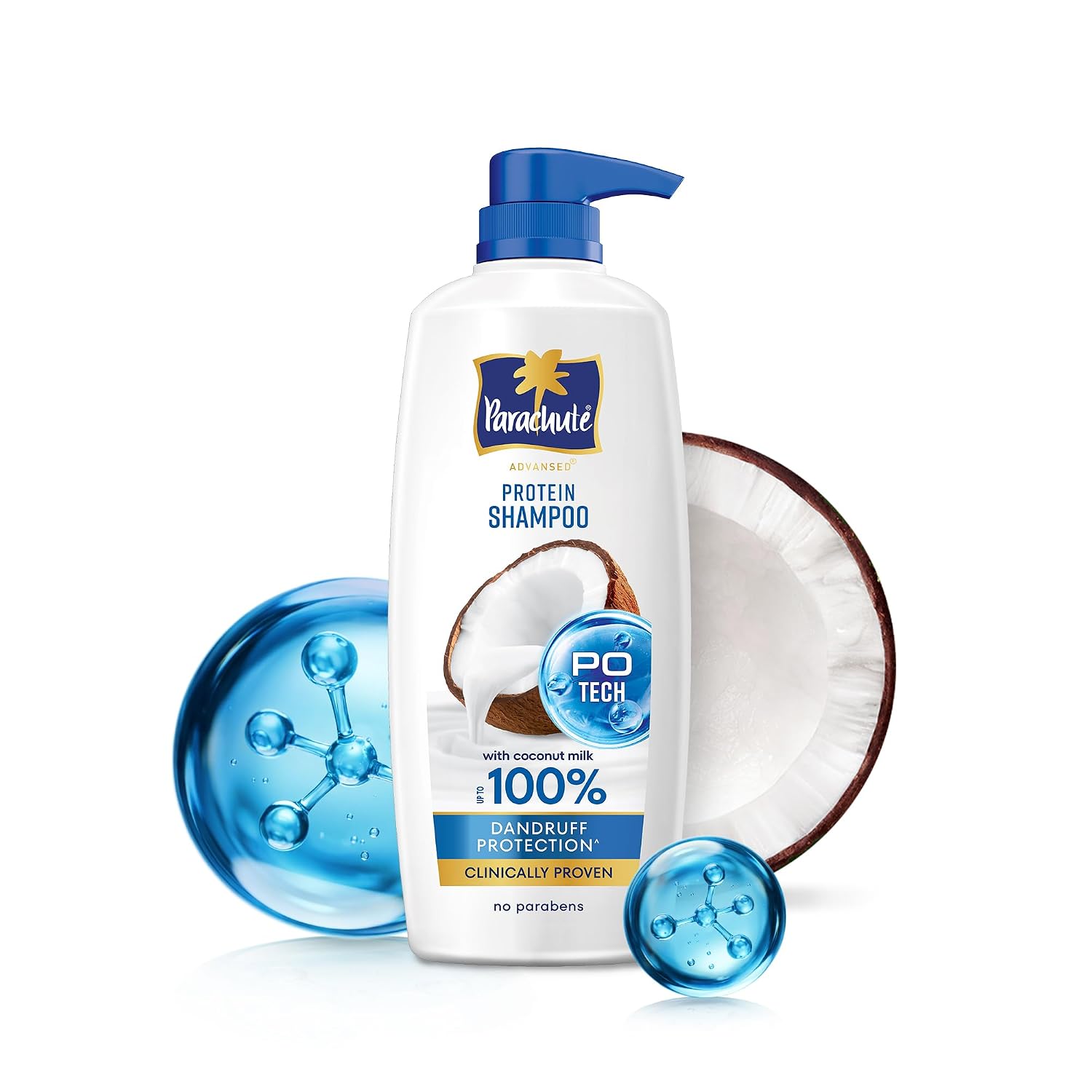 Parachute Advansed Anti-Dandruff Shampoo with Coconut Milk & PO Tech | Up to 100% Dandruff protection | for Strong Healt
