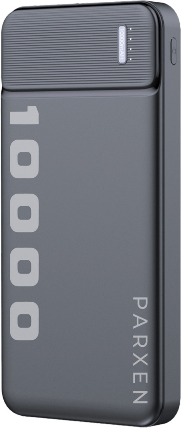 PARXEN 10000 mAh 22.5 W Slim Power Bank (Black, Lithium Polymer