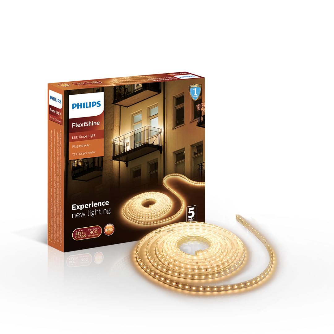 Philips 5 Meter LED Rope Light Flexishine Plug n Play