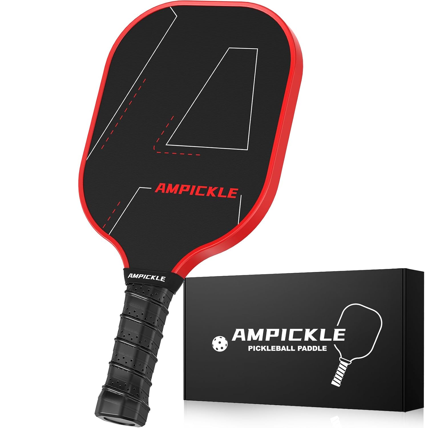 Pickle Ball Paddle,Fiberglass Pickleball Paddle,Frosted Surface Pickleball Rackets, USAPA StandardsOversized Sweet Spot