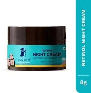 Pilgrim Retinol Night Cream with Vitamin C | Anti Ageing | For Wr