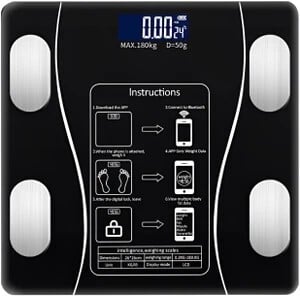 PN-AUK Smart Bluetooth Weight Machine 18 Body Composition Sync