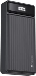Portronics 20000 mAh 22.5 W Compact Power Bank (Black, Lithium Po
