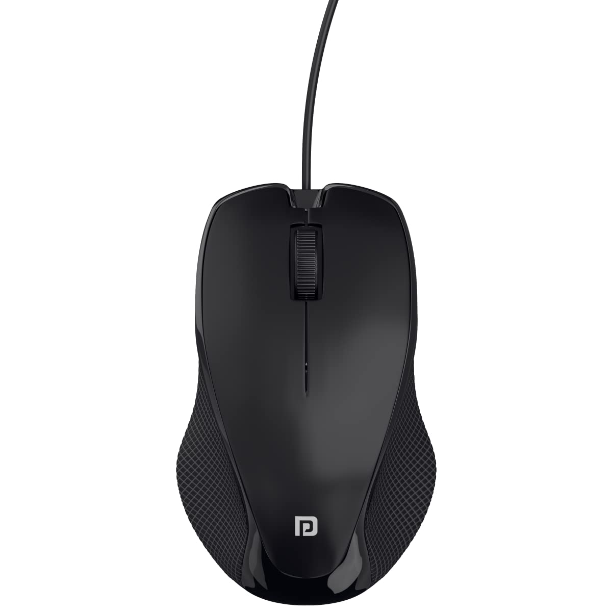 Portronics Toad 101 Wired Optical Mouse with 1200 DPI, Plug & Play, Hi-Optical Tracking, 1.25M Cable Length, 30Lakhs Cli