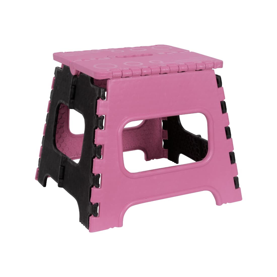 PrettyKrafts 12 Inches Super Strong Folding Step Stool for Adults and Kids, Kitchen Stepping Stools, Garden Step Stool K