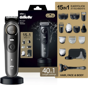 Price Drop: Gillette AIO9 Trimmer 180 min Runtime 40 Length Settings (Black)