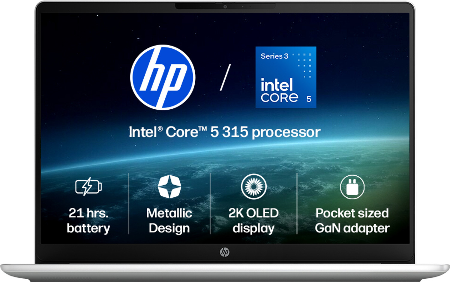 HP Omnibook 3 Next Gen AI PC, 2K OLED Intel Core 5 Series 3 315 - (12 GB/512 GB SSD) 14 inch Laptop