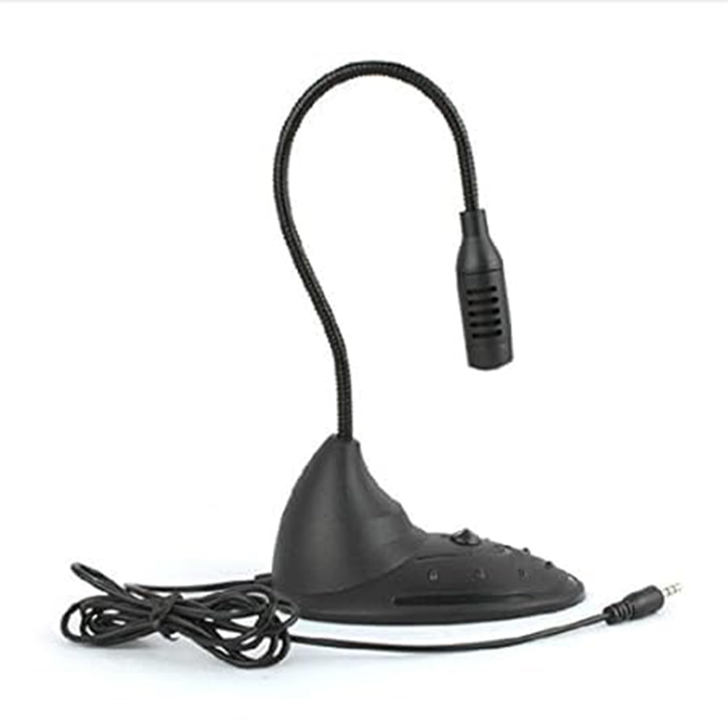 Price Drop: PremiumAV 3.5mm Wired Desktop Microphone - Flexible Gooseneck Noise-Cancelling Mic for PC, Laptop, Gaming, O