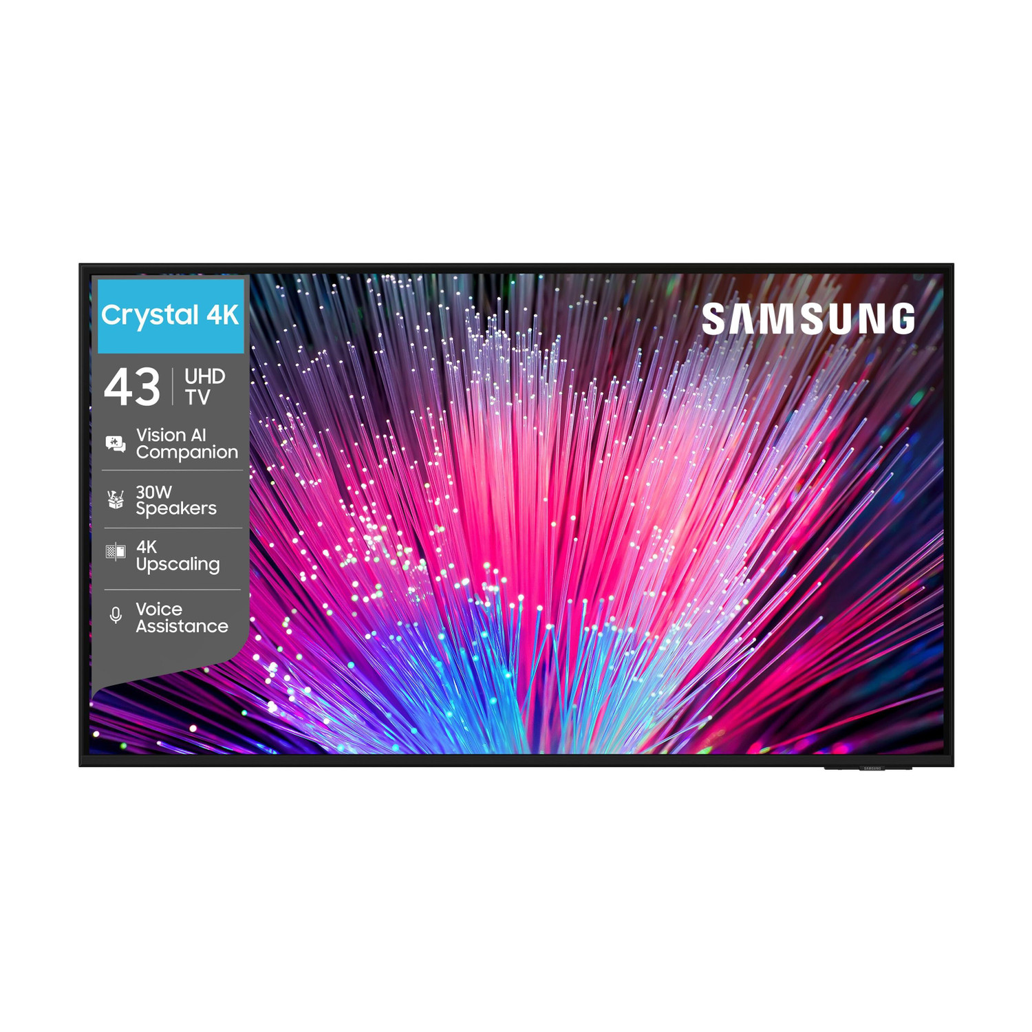 Samsung Crystal 4K Vision AI 108 cm (43 inch) Ultra HD (4K) LED Smart Tizen TV 2026 Edition
