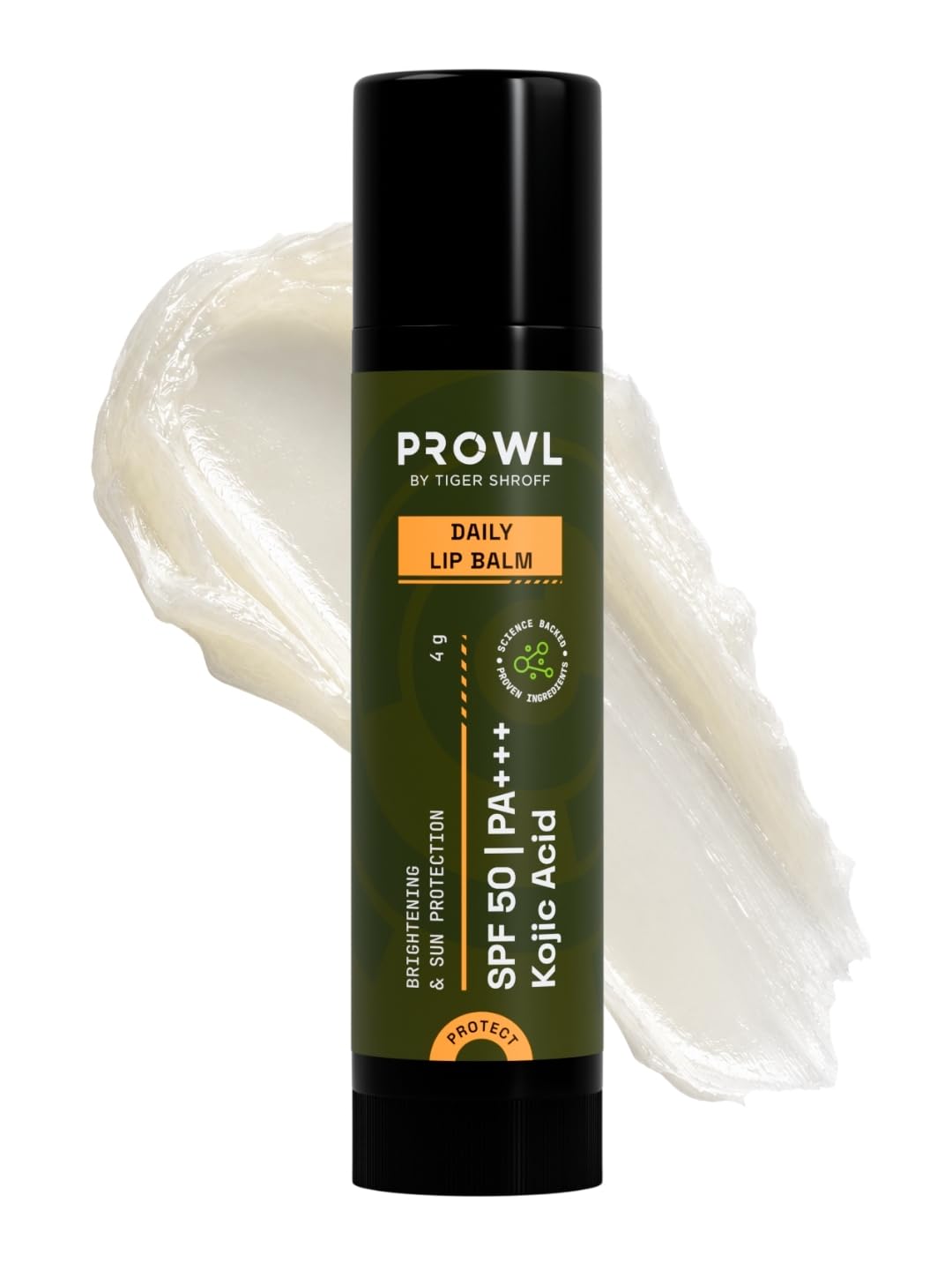 PROWL by Tiger Shroff SPF 50 PA+++ Lightening Lip Balm For Men | Kojic Acid