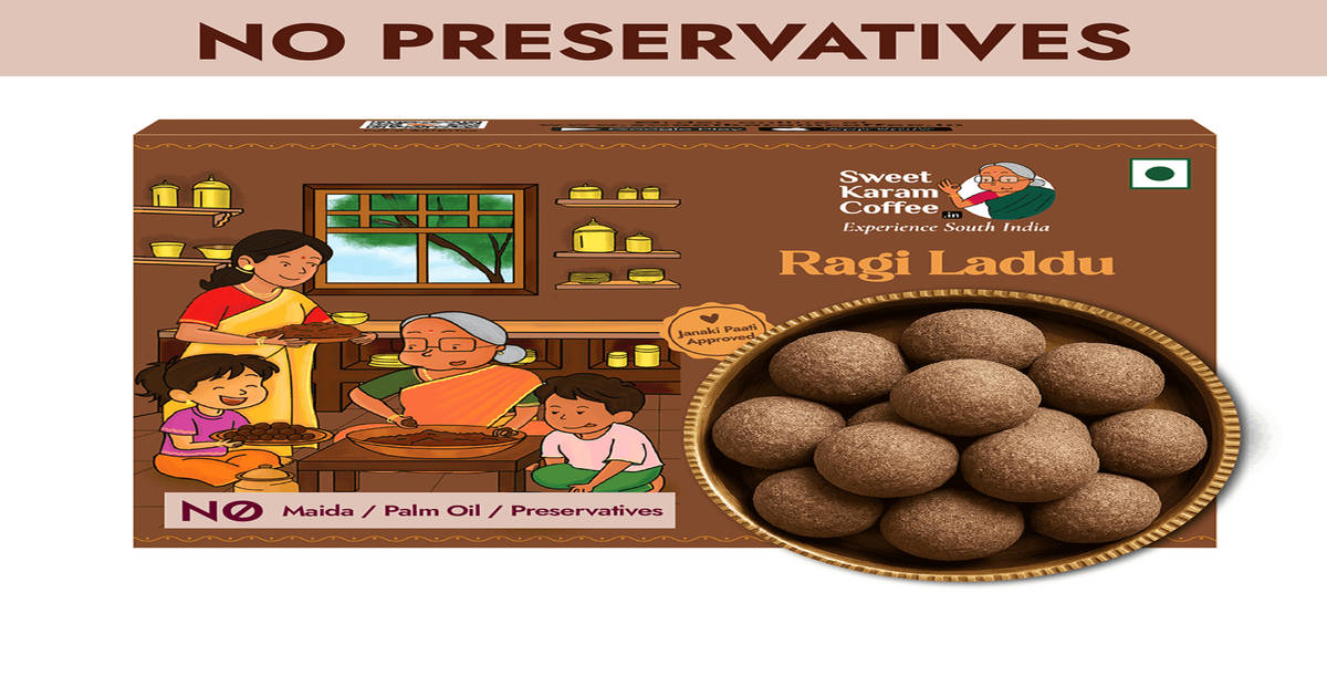 Ragi Laddu by Sweet Karam Coffee - No White Sugar No Preservatives Mithai Sweets