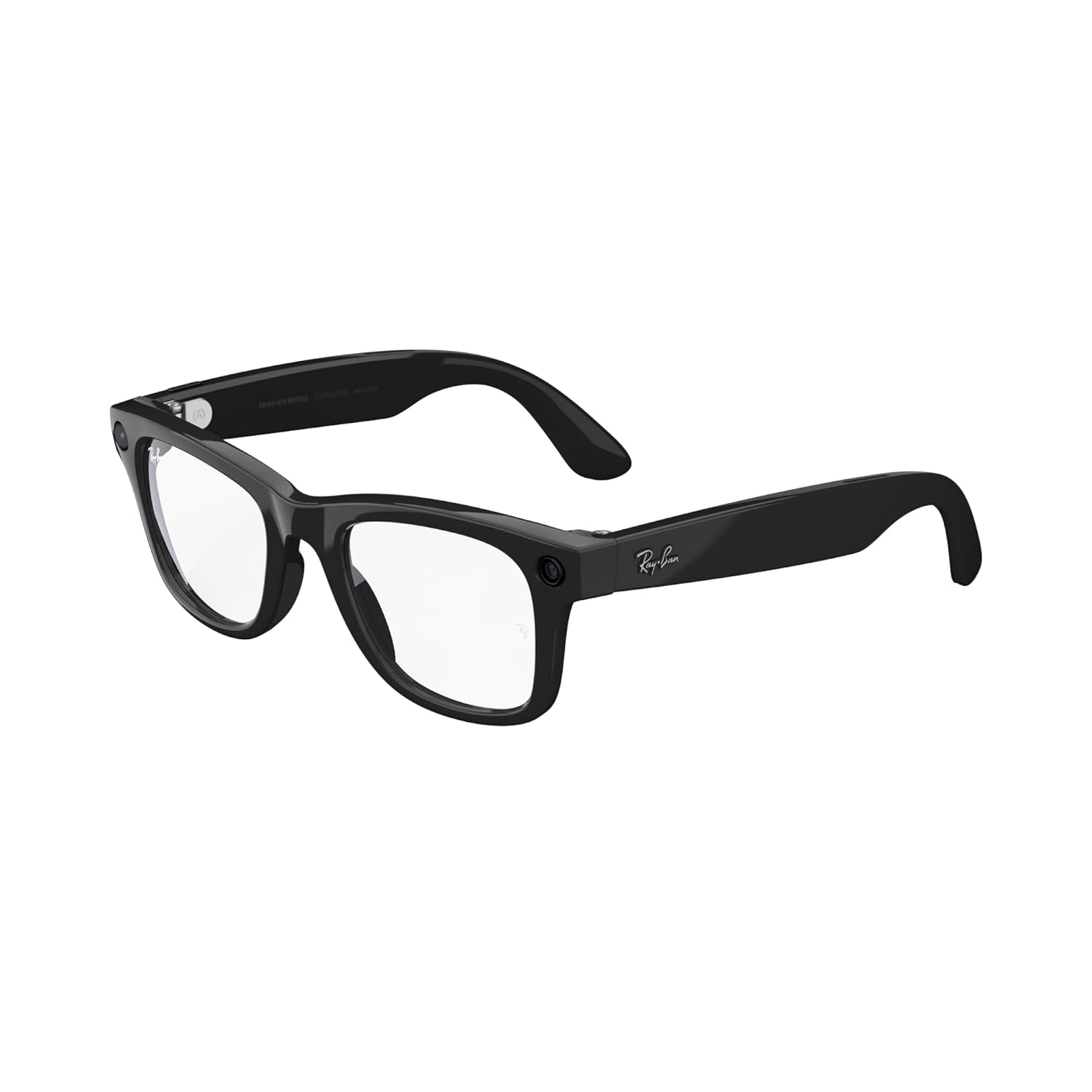 Ray-Ban Meta (Gen 1), Wayfarer, Large Shiny Black | Smart AI Glasses for Men, Women. 12 MP Ultra-Wide Camera